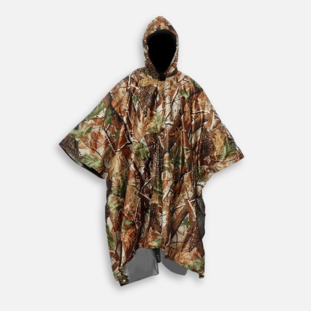 Poncho Camouflage - Marron Clair