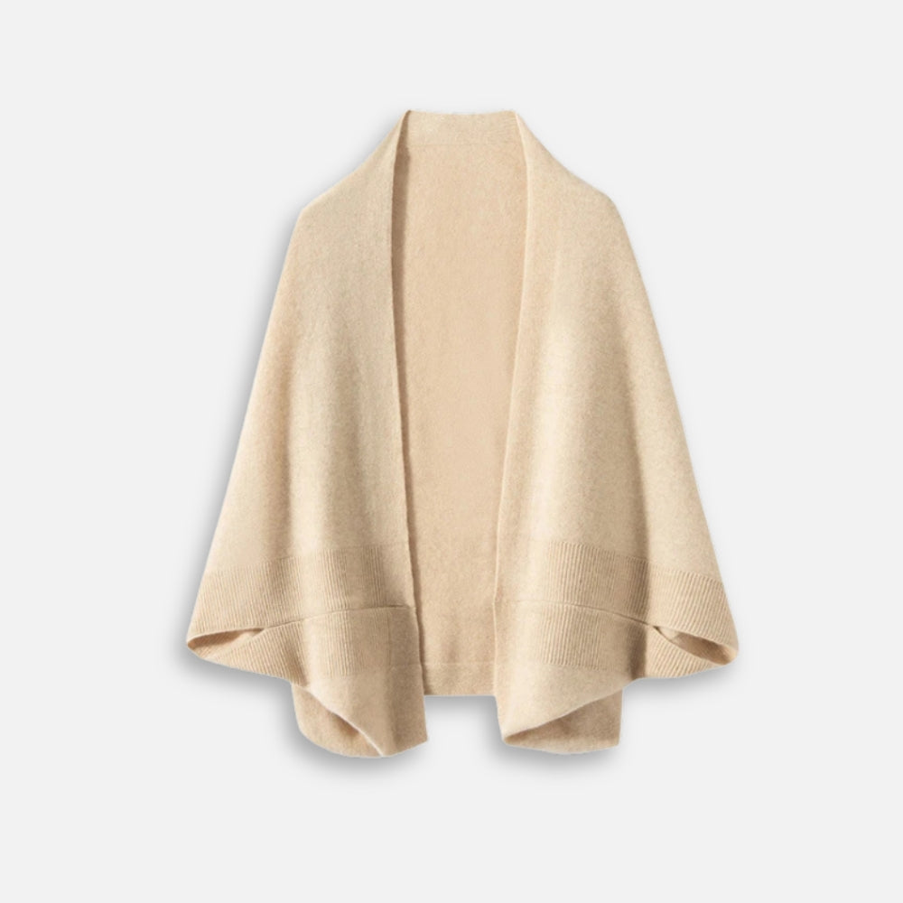 Poncho Cardigan - Bordeaux