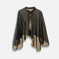 Poncho Cardigan Léger Noir