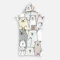 Poncho De Bain Enfant Ours Souriant