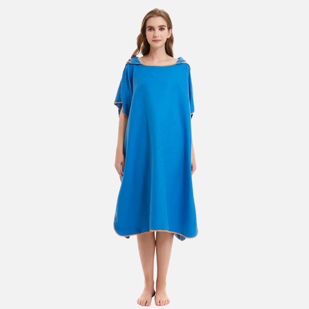 Poncho De Bain Microfibre - Rose