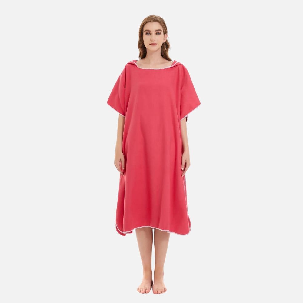 Poncho De Bain Microfibre - Violet