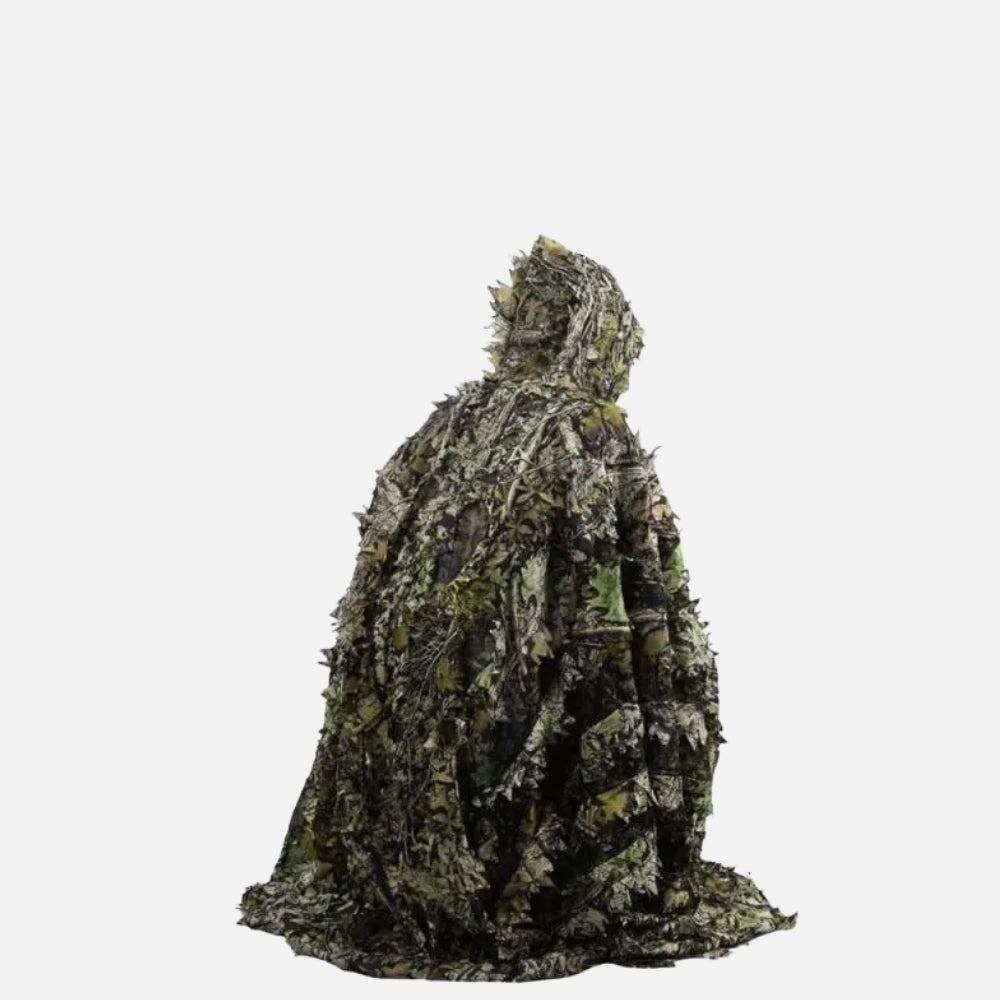 Poncho De Camouflage Feuillu - dos