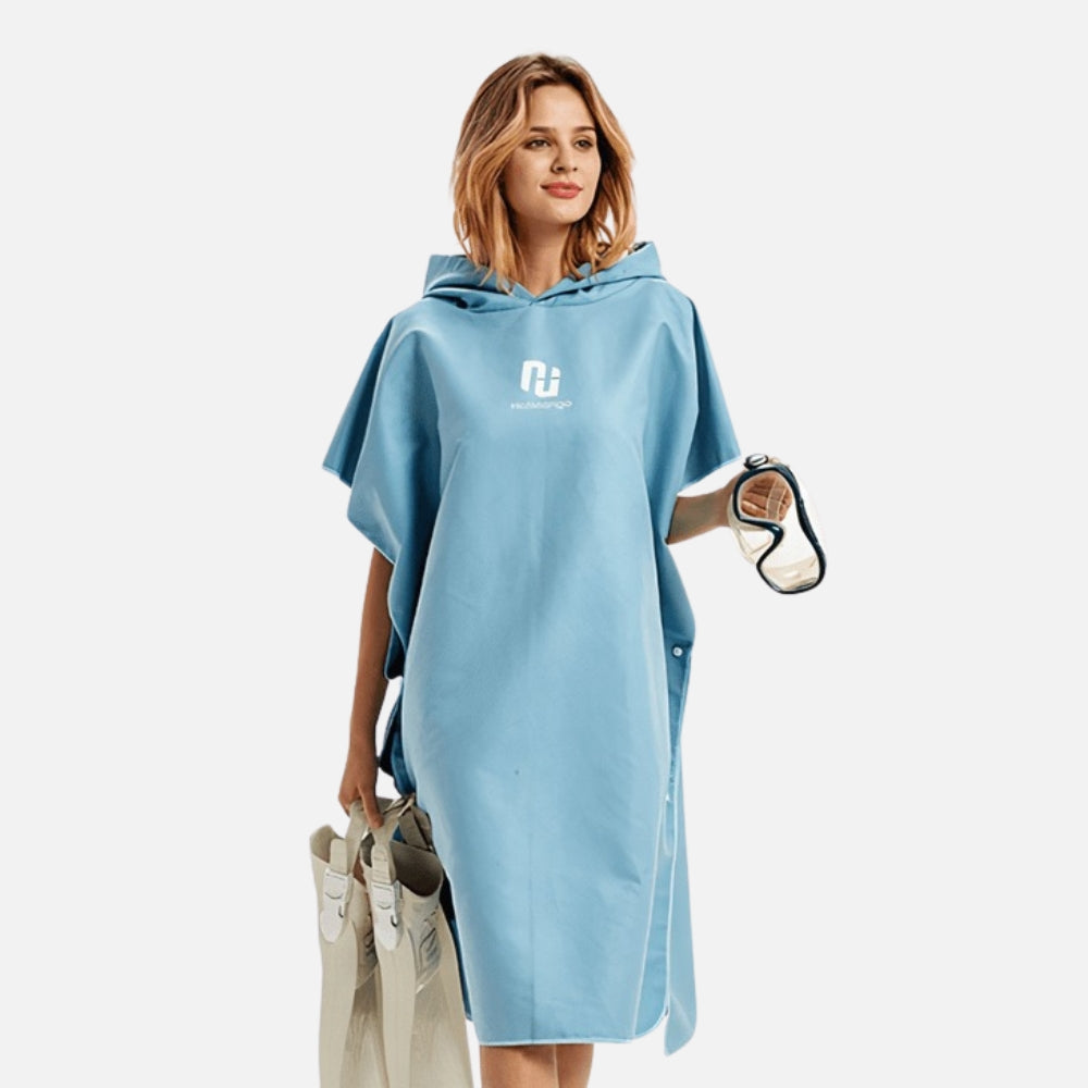 Poncho Surf Bleu - dos