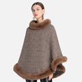 Poncho à Carreaux