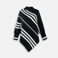 Poncho à Rayures