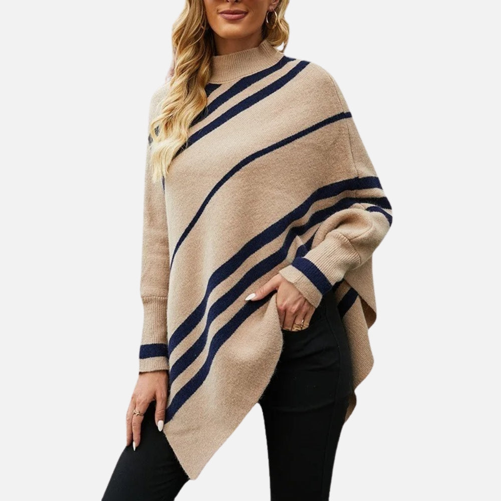 Poncho à Rayures - détail