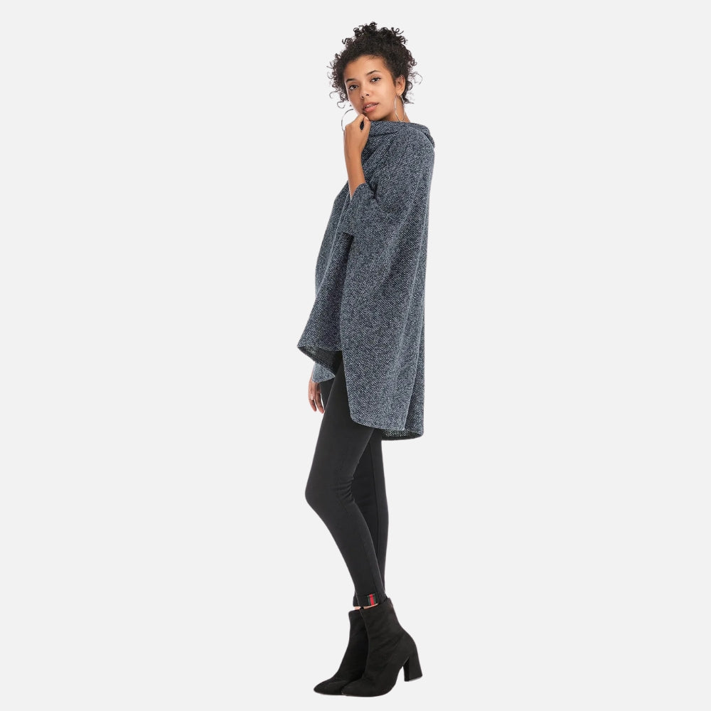 Pull Poncho Avec Manches - emballage