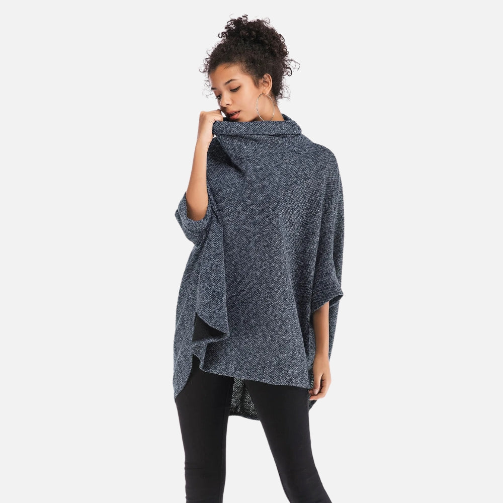 Pull Poncho Avec Manches
