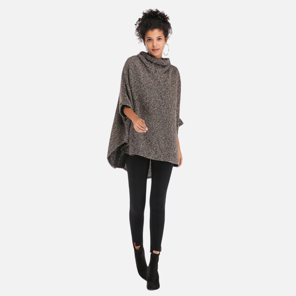 Pull Poncho Avec Manches - détail