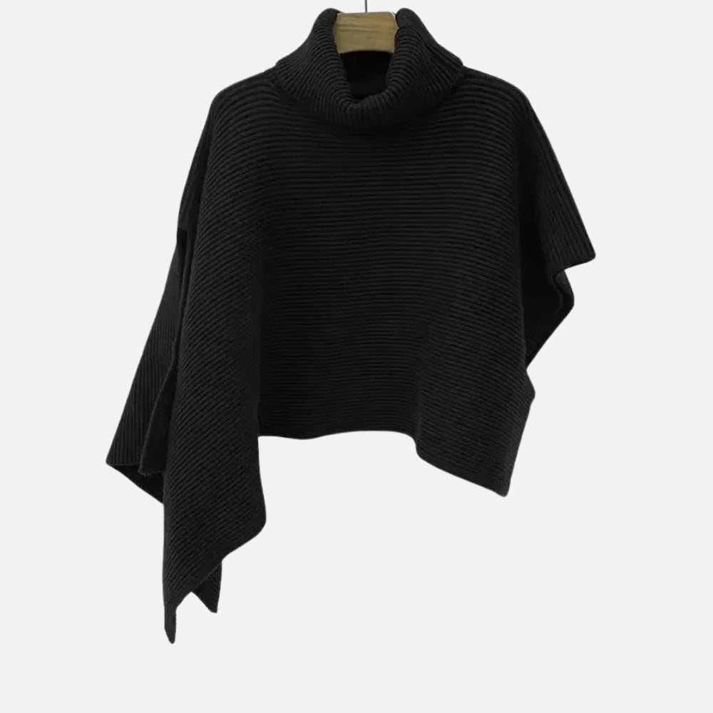 Pull Poncho Court Femme - emballage
