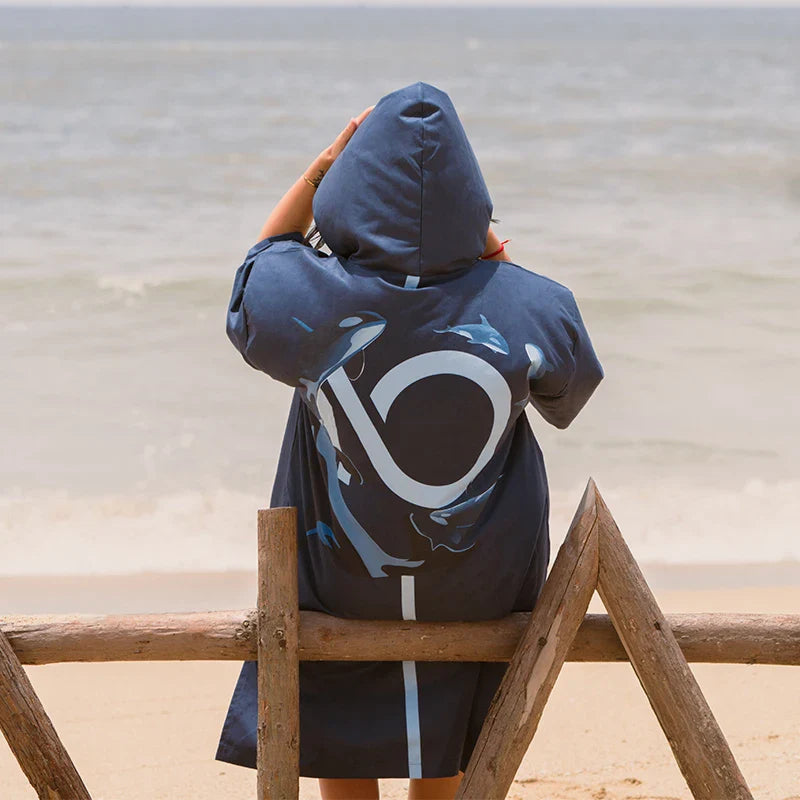 Poncho Surf Manche Longue - zoom