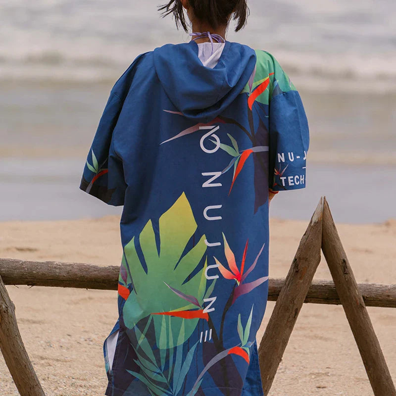Poncho Surf Tropical - zoom