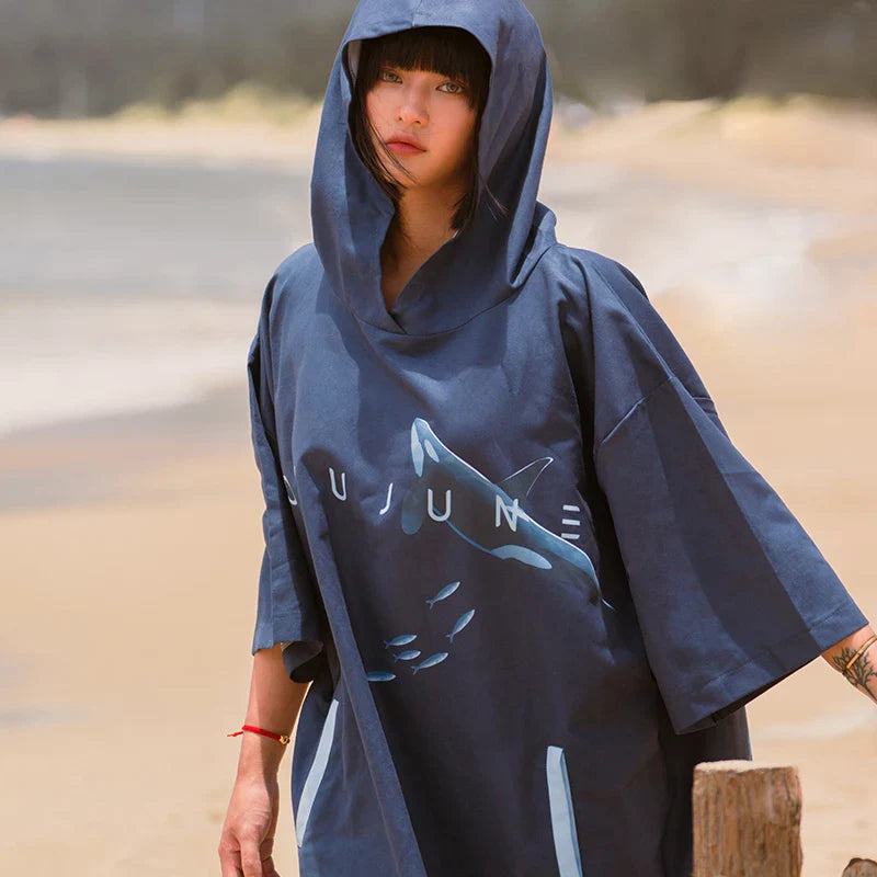 Poncho Surf Manche Longue - emballage
