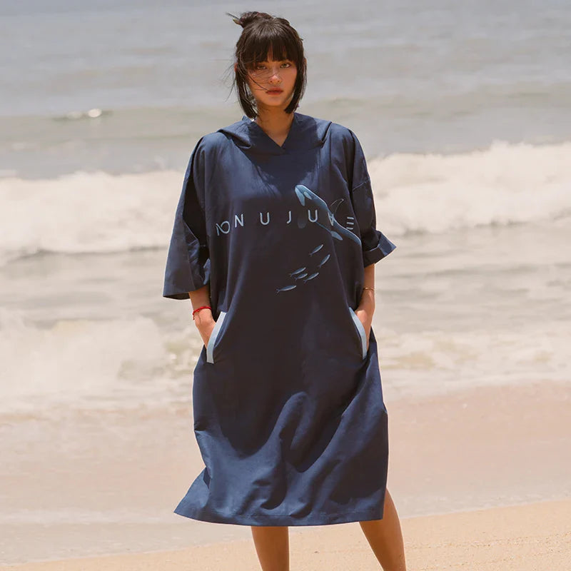 Poncho Surf Manche Longue - dos