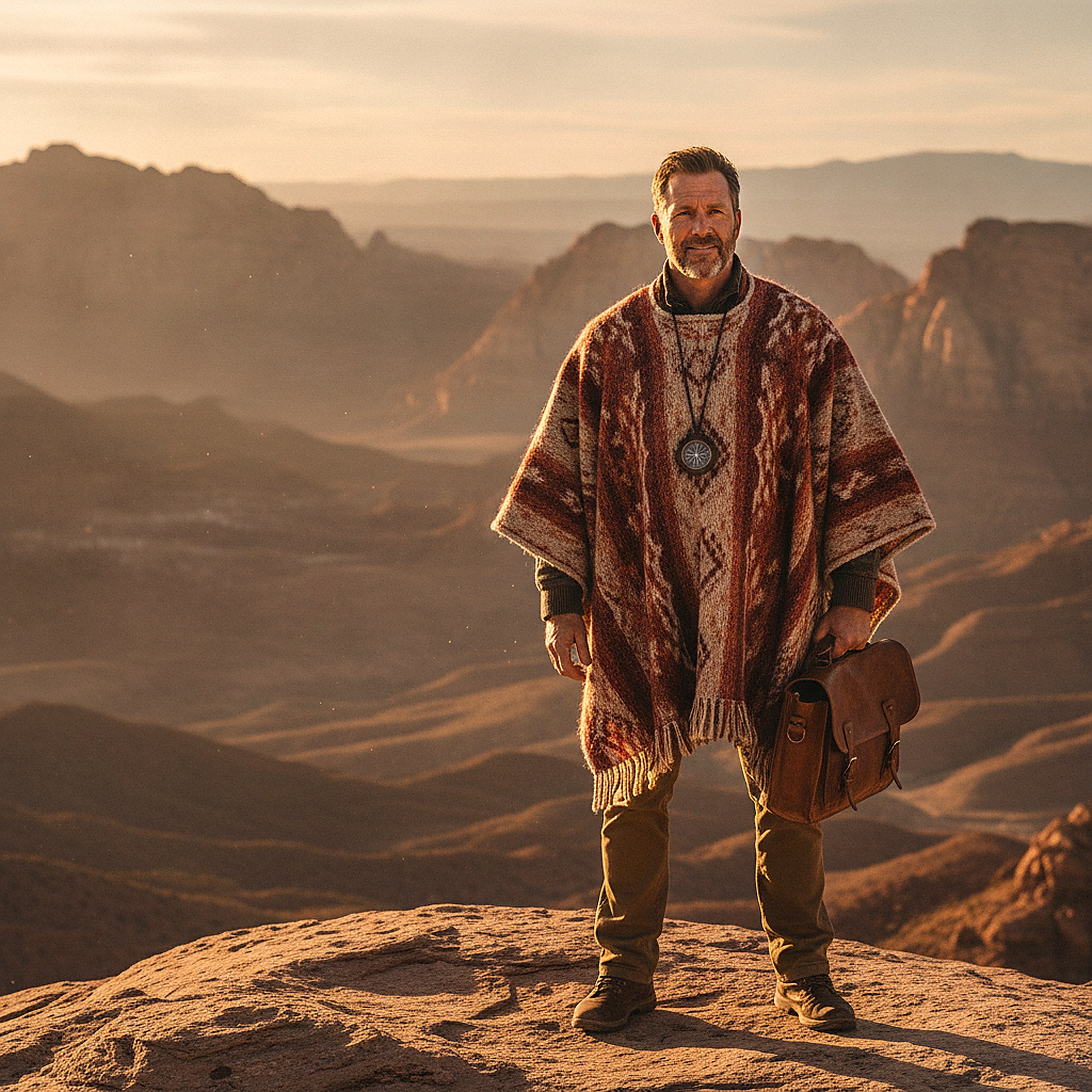 Ponchos pour homme, style et robustesse