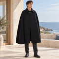 Cape Poncho Homme Noir – Noir / S, Noir / M, Noir / L, Noir / XL, Noir / XXL, Noir / XXXL, Noir / 4XL, Noir / 5XL, visuel…