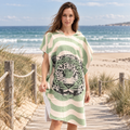 Poncho De Bain Jaguar – Beige / Adulte, visuel principal lifestyle