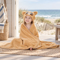 Poncho De Bain Raton Laveur – Marron / Bébé, visuel principal lifestyle