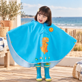 Poncho De Pluie Dinosaure Bleu – Bleu / S, Bleu / M, visuel principal lifestyle