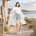 Poncho Imperméable Blanc – Blanc / Adulte, visuel principal lifestyle