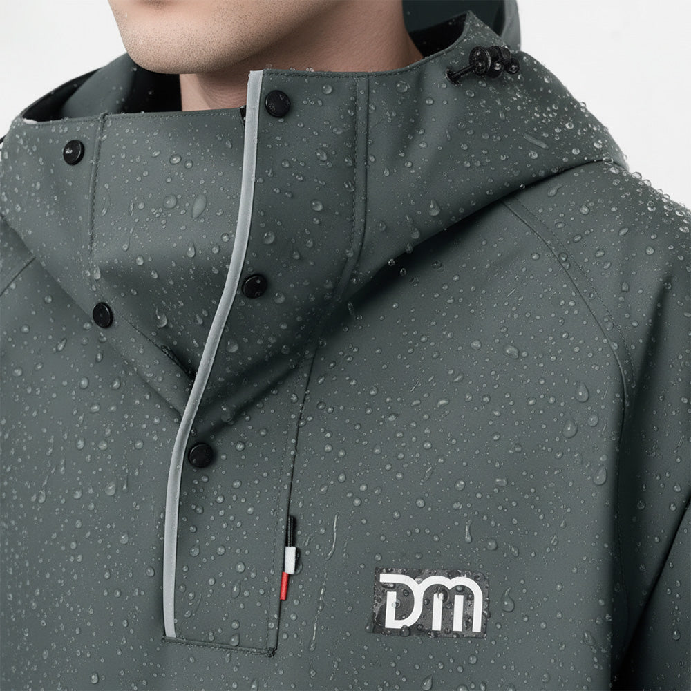 Poncho Pluie Pour Scooter - Gris
